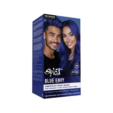 Splat Blue Envy Complete Hair Color Kit