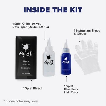 Splat Blue Envy Complete Hair Color Kit