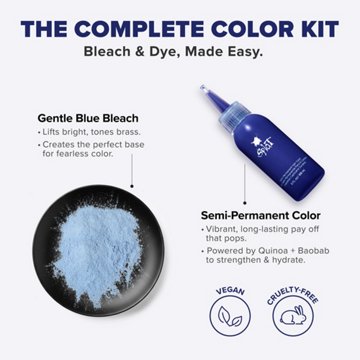 Splat Blue Envy Complete Hair Color Kit