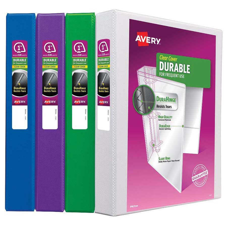 Avery Binder Durable View, Assortment - Shop Binders at H-E-B