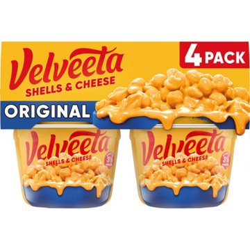 Velveeta Original Shells and Cheese Cups, 4 ct