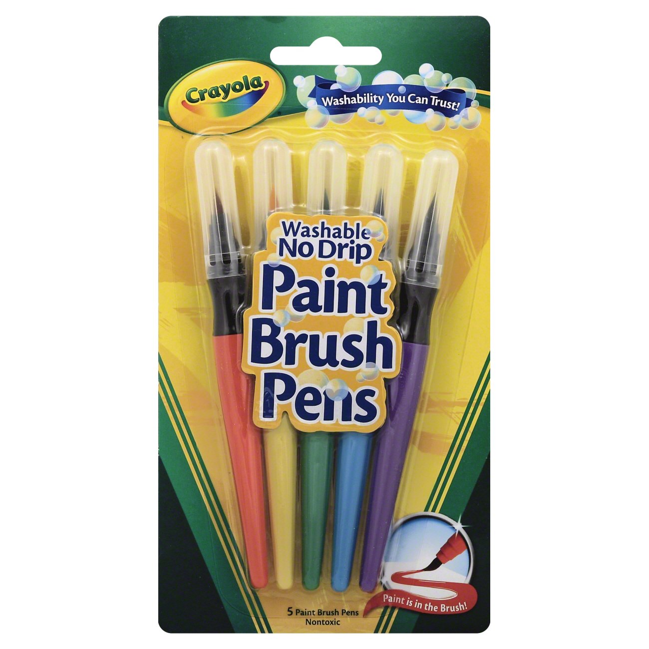 Crayola Classic Colors Paint Brush Pens - Shop Paint & Paint Brushes at ...