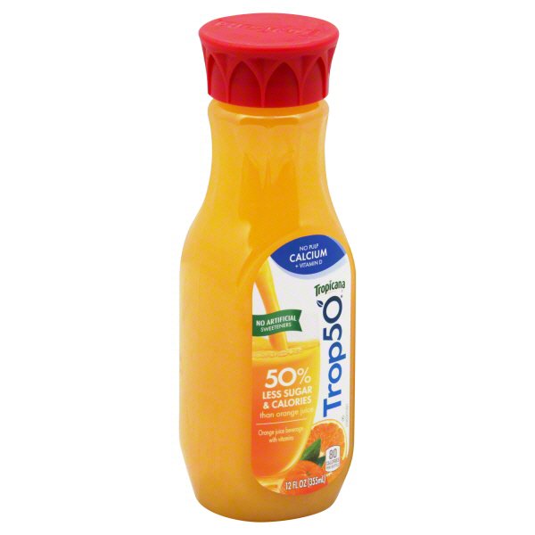 tropicana calcium fortified orange juice