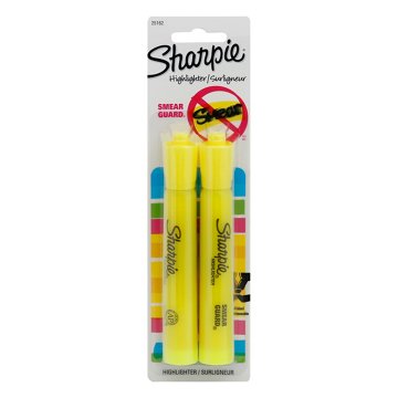 Sharpie Chisel Tip Highlighters - Yellow, 2 pk