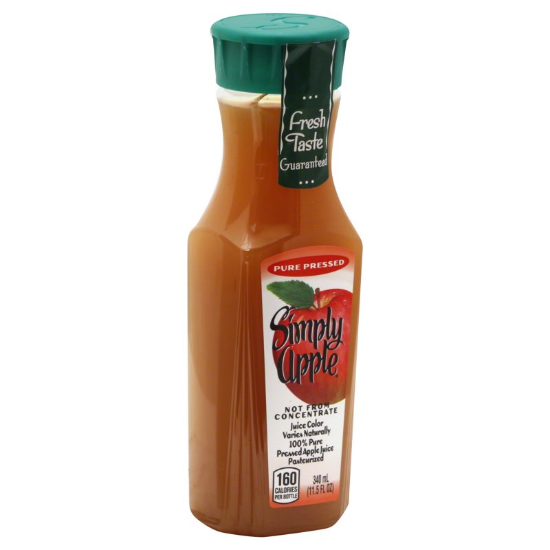 simply pressed apple juice