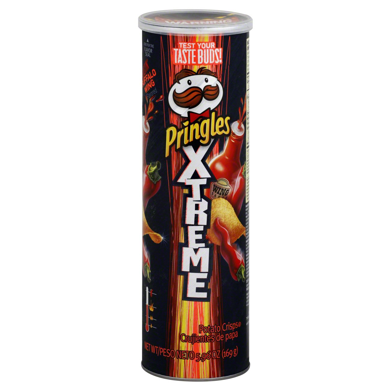 Pringles Xtreme Blastin Buffalo Wing Flavored Potato Crisps Shop Chips at HEB