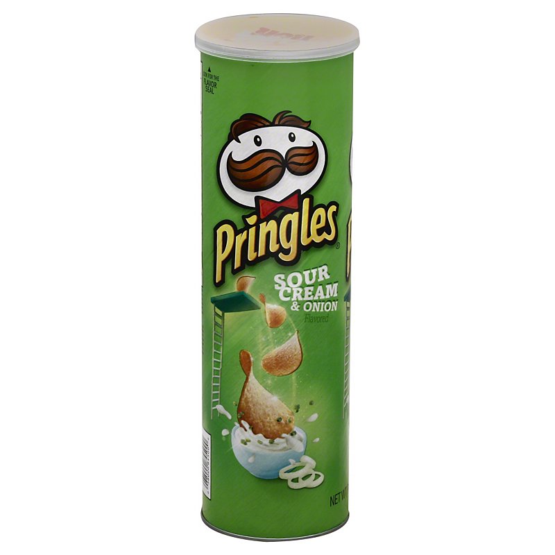 Pringles Sour Cream and Onion Potato Crisps - Shop Snacks & Candy at H-E-B