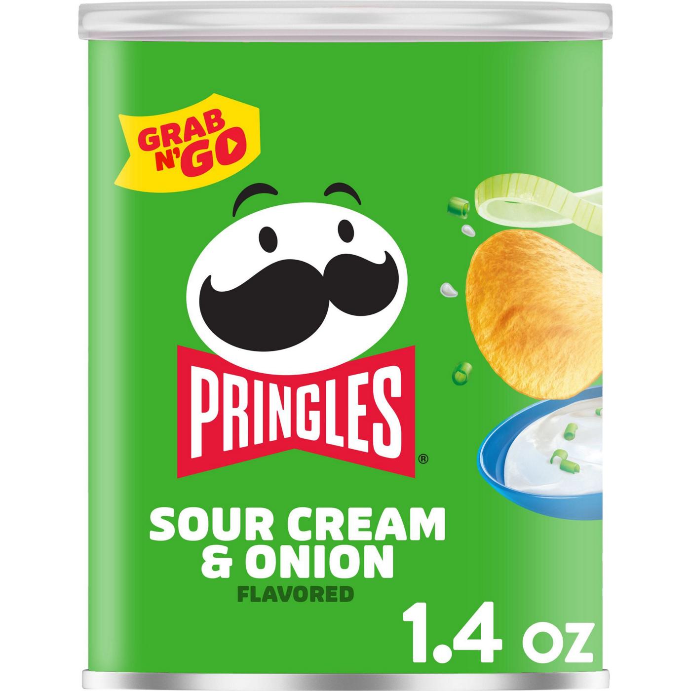 Pringles Sour Cream and Onion Potato Crisps Chips; image 4 of 5