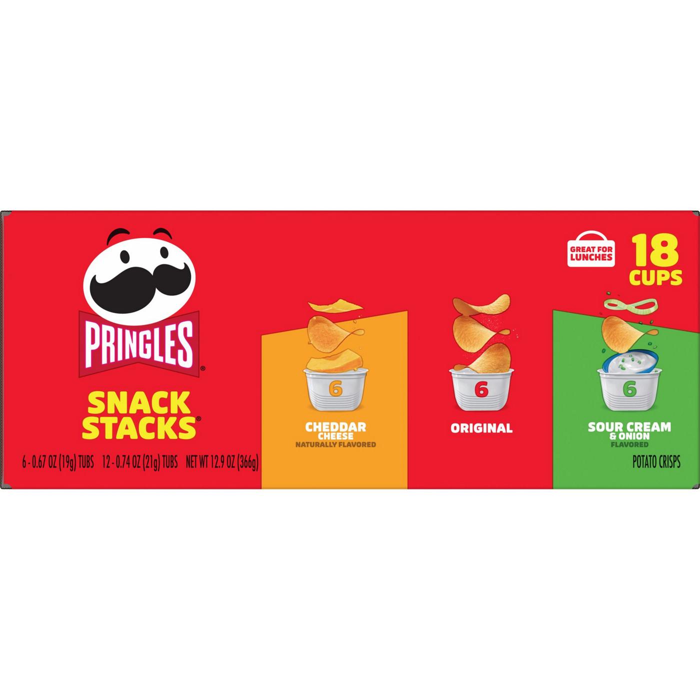 Pringles Variety Pack Potato Crisps Chips; image 1 of 5