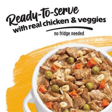 Beneful Purina Wet Dog Food Freshly Prepared Meals - Chicken Stew with Rice, Carrots, Peas, and Barley