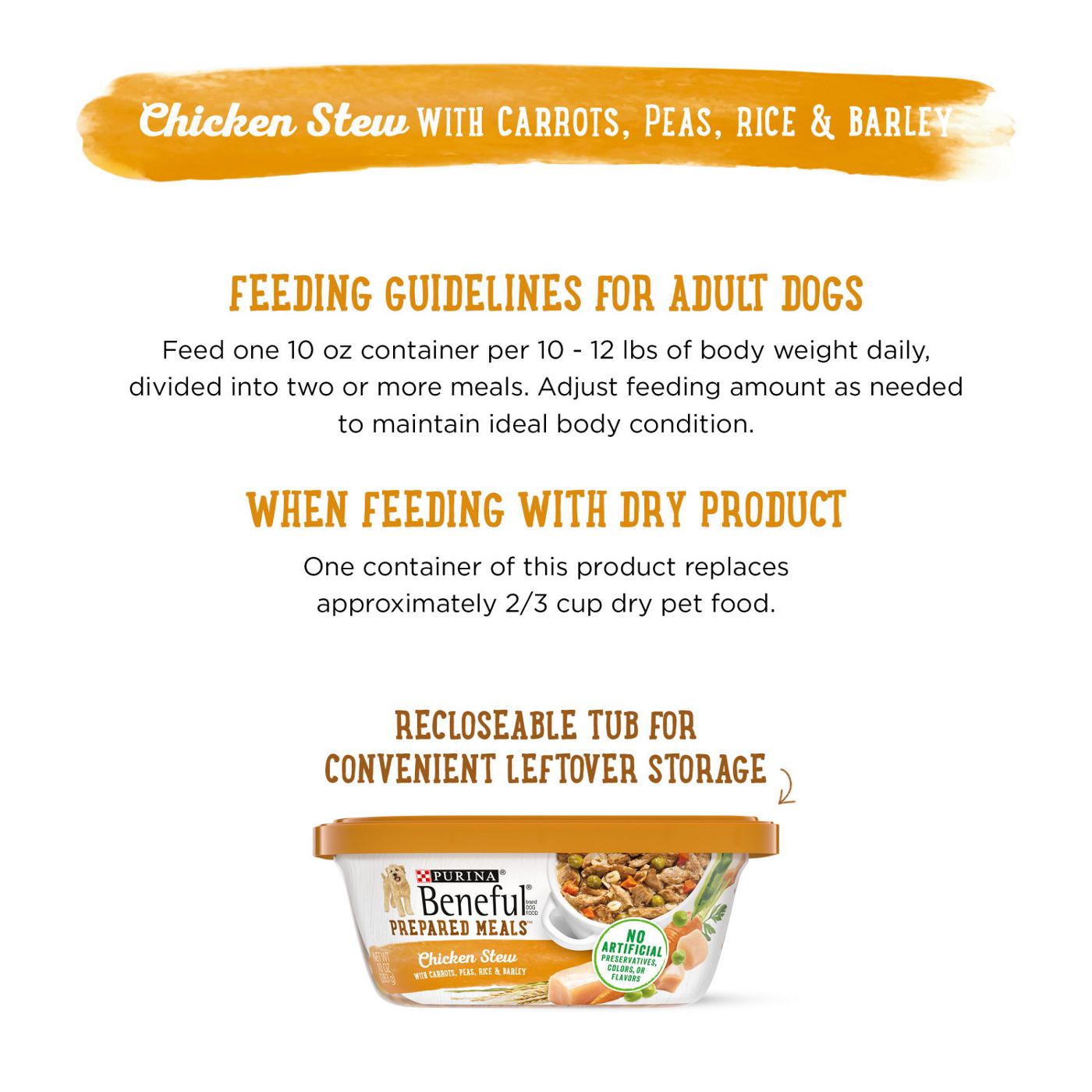Beneful Purina Beneful High Protein Wet Dog Food With Gravy, Prepared Meals Chicken Stew; image 5 of 8