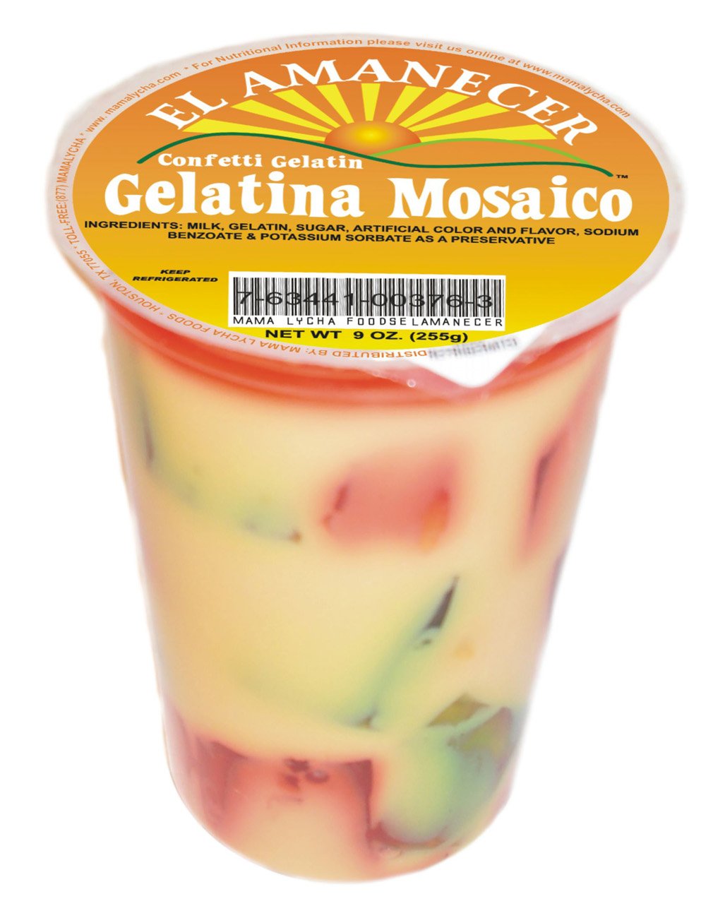Mama Lycha El Amanecer Gelatina Mosaico Shop Pudding & gelatin at HEB