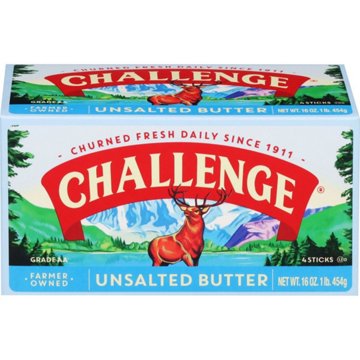 Challenge Unsalted Butter Sticks, 4 ct
