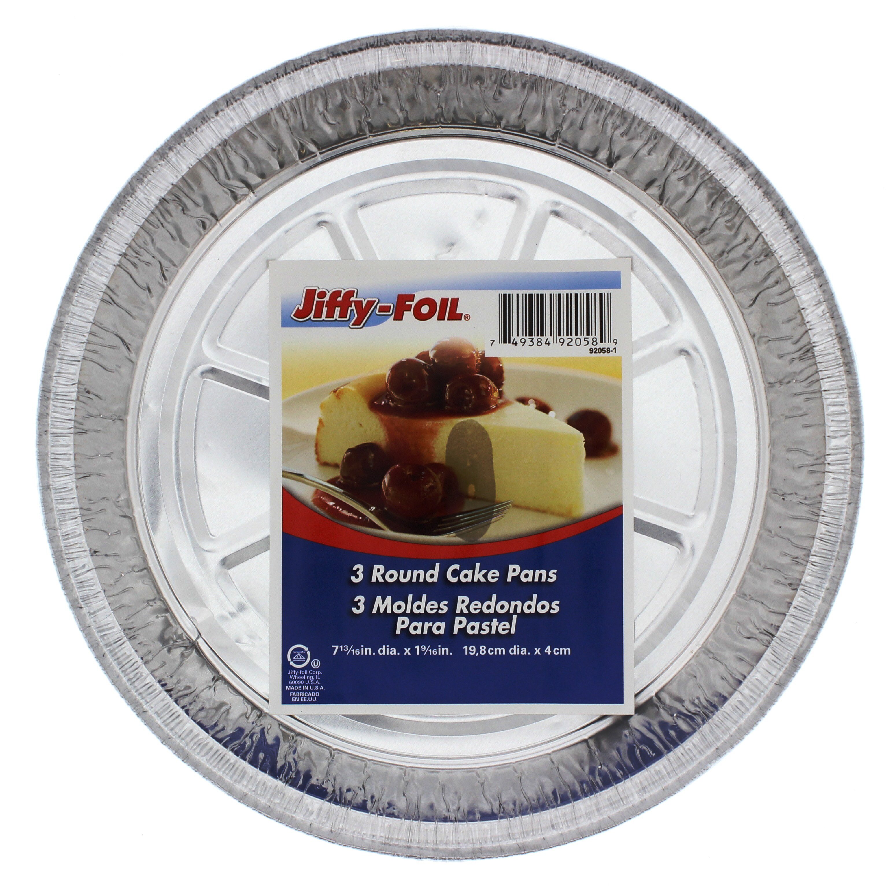JiffyFoil Round Cake Pan Shop Disposable Kitchenware at HEB