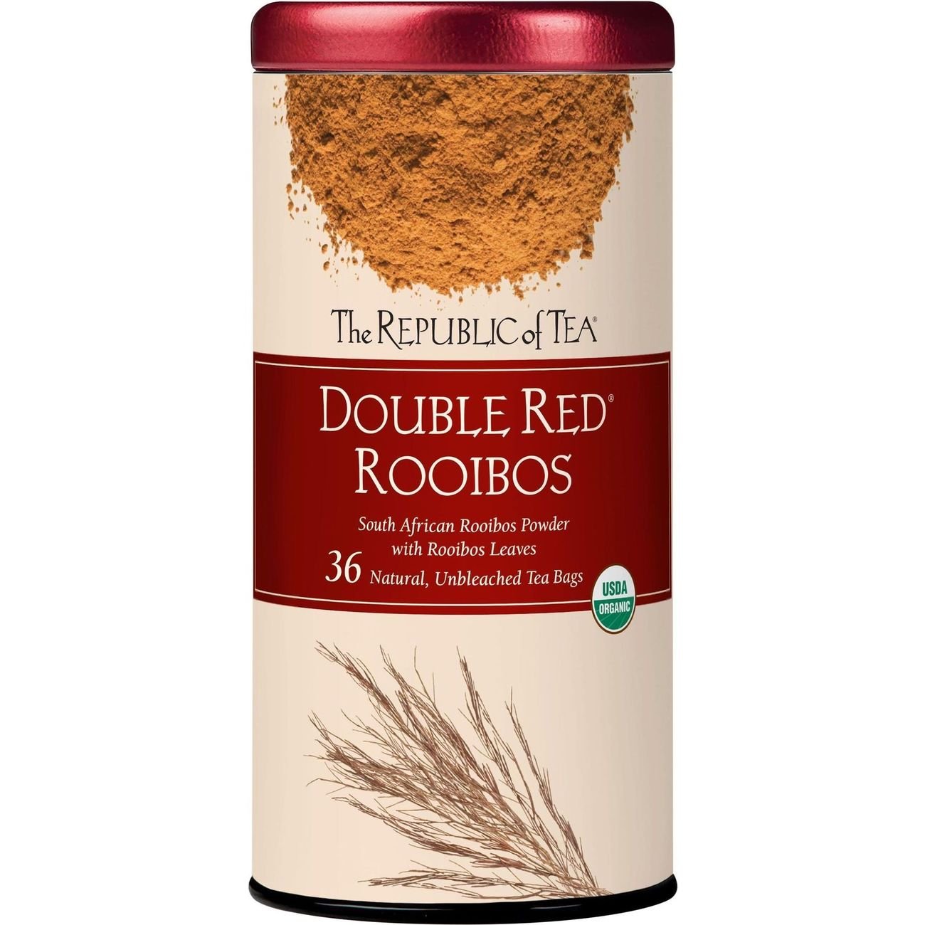 The Republic of Tea Organic Double Red Rooibos Tea Bags Shop Tea at HEB
