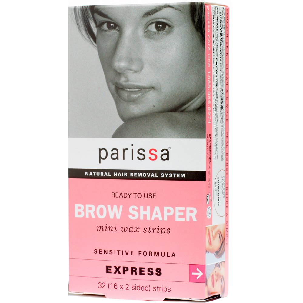 Parissa Brow Shaper Mini Wax Strips, Sensitive - Shop Depilatories