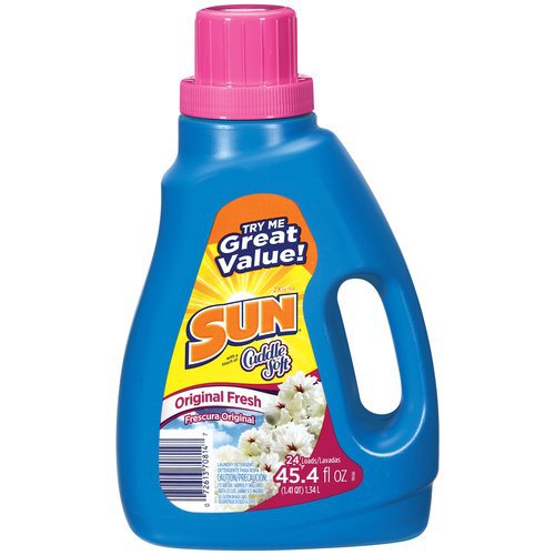 Sun Original Fresh Cuddle Soft Liquid Detergent 24 Loads Shop Detergent at HEB