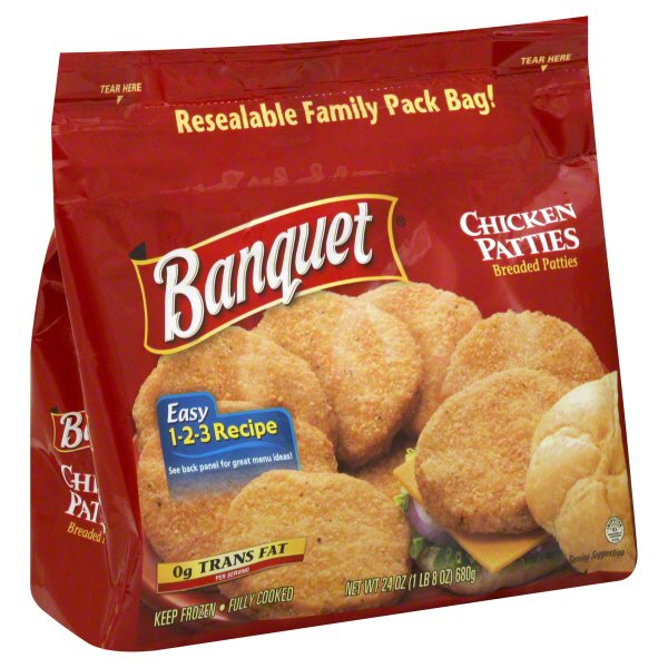 Banquet Breaded Chicken Patties Shop Chicken at HEB