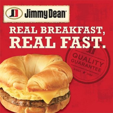 Jimmy Dean 13g Protein Sausage, Egg & Cheese Croissant Breakfast Sandwiches