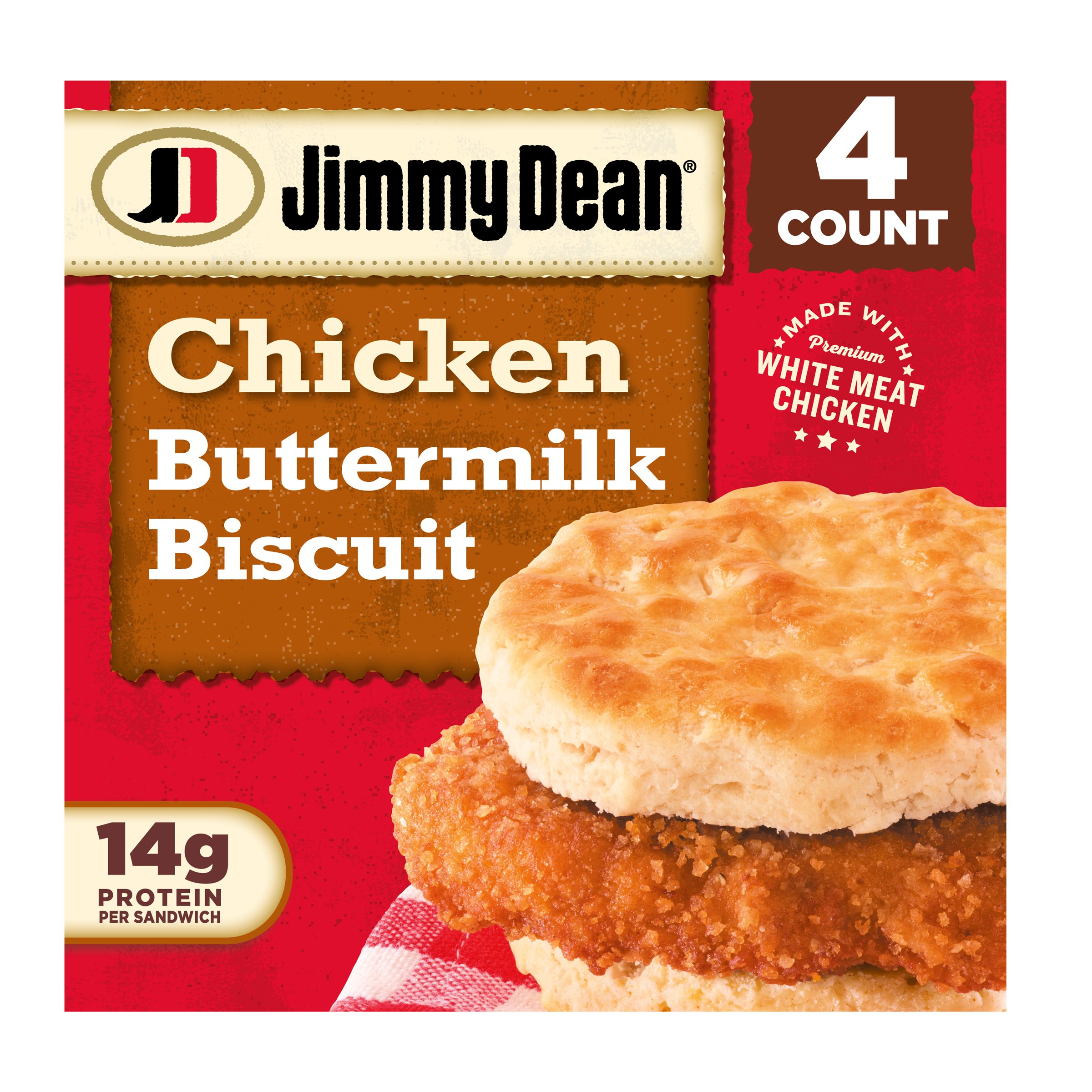 Jimmy Dean Southern Style Chicken Biscuit Sandwiches Shop Sandwiches At H E B