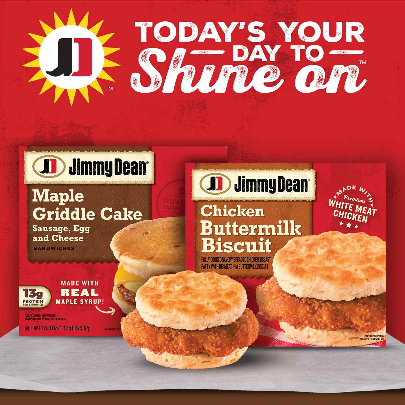 Jimmy Dean Frozen Breakfast Sandwiches - Chicken Buttermilk Biscuit; image 4 of 8