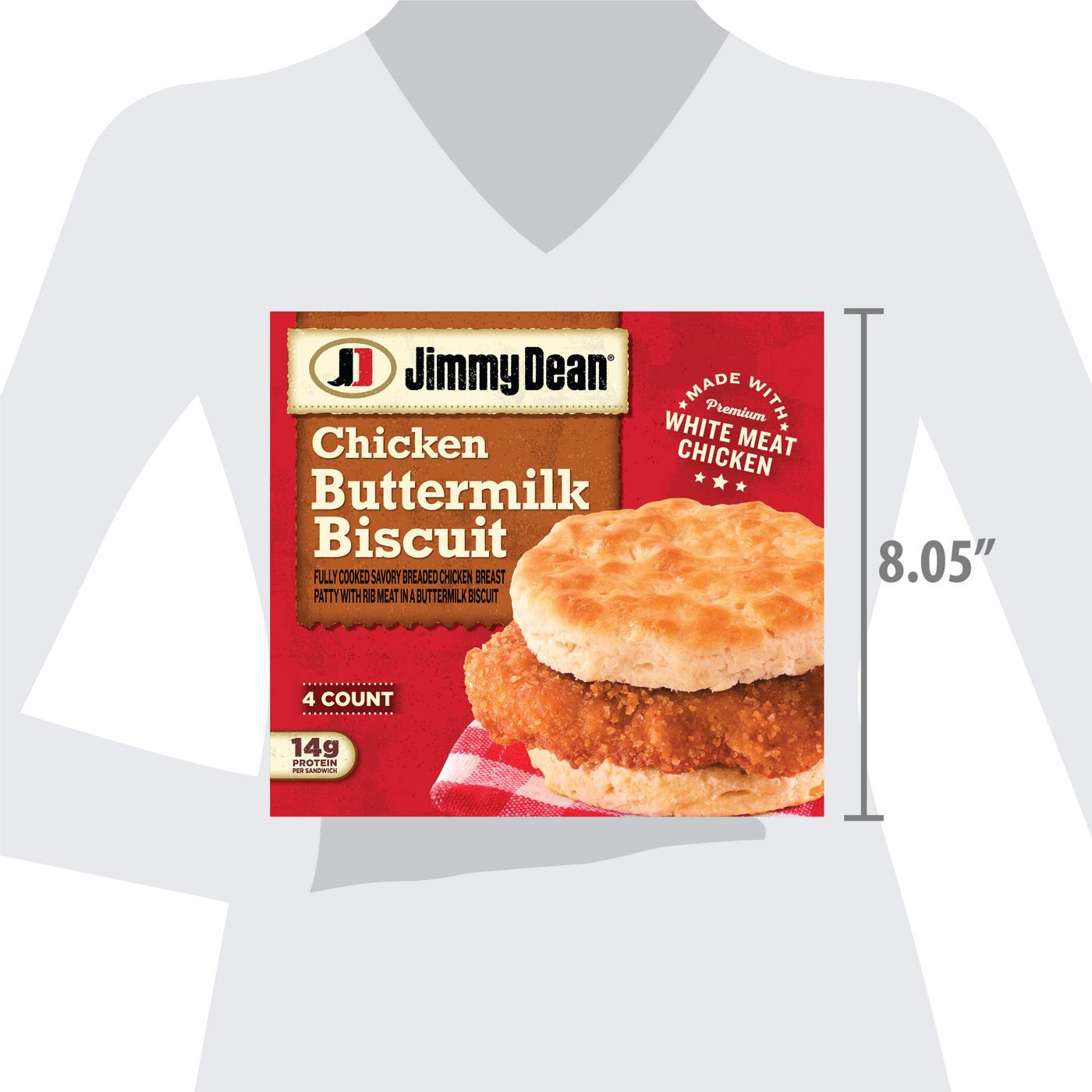 Jimmy Dean Frozen Breakfast Sandwiches - Chicken Buttermilk Biscuit; image 8 of 8