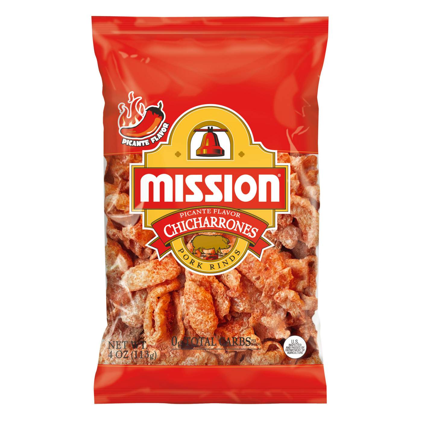 Mission Picante Pork Rinds; image 1 of 5