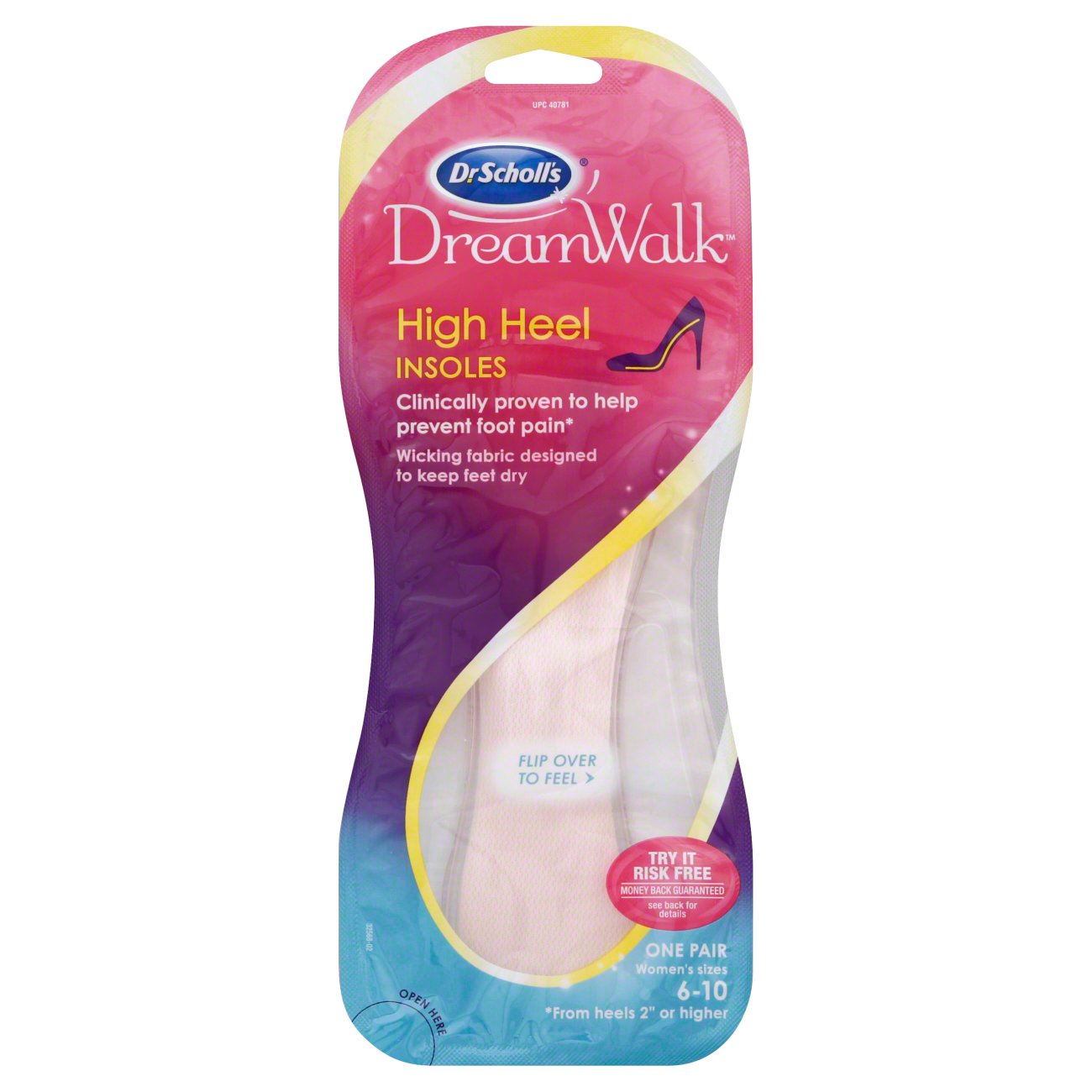 dr scholl's dreamwalk heel liners