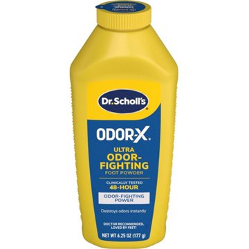 Dr. Scholl's Odor-X Ultra Odor-Fighting Foot Powder, 6.25 oz