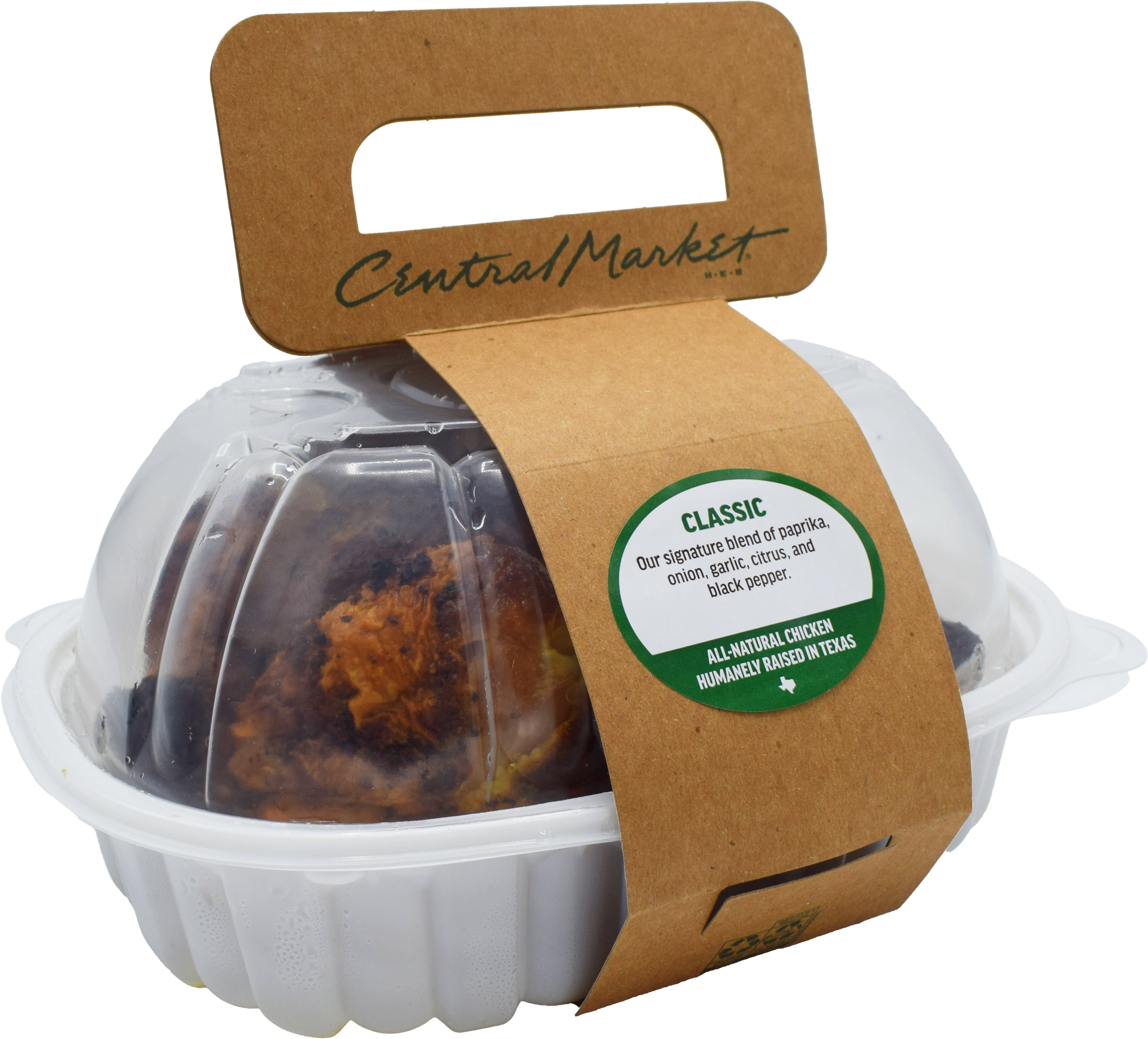 Central Market Classic Rotisserie Chicken Shop Meat at HEB