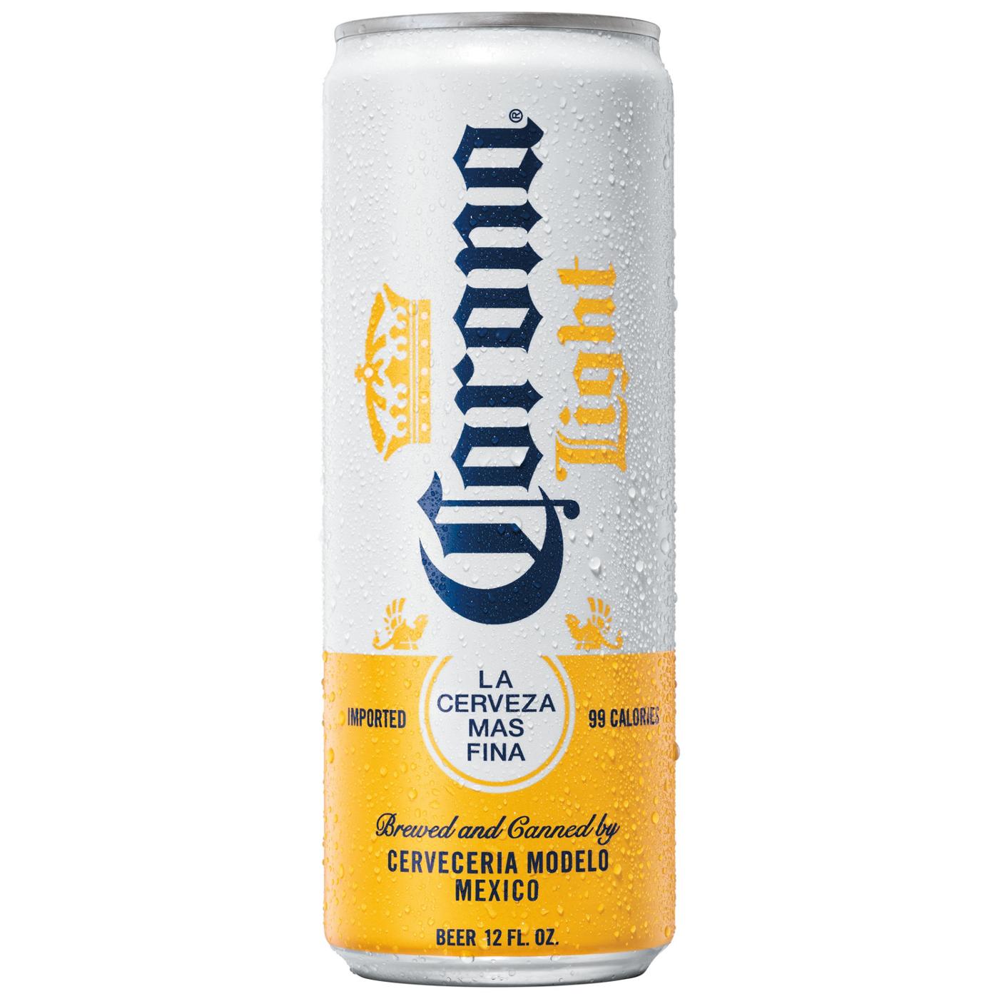 Corona Light Mexican Lager Import Light Beer 12 oz Cans, 12 pk; image 5 of 10