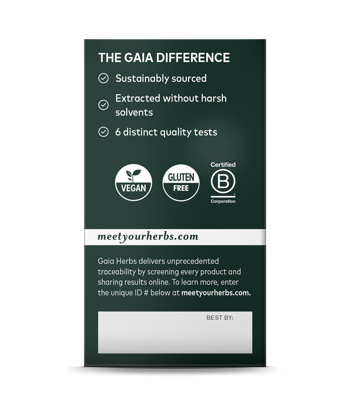 Gaia Herbs Single Herbs Rhodiola Rosea Vegetarian Liquid Phyto-Caps; image 2 of 2