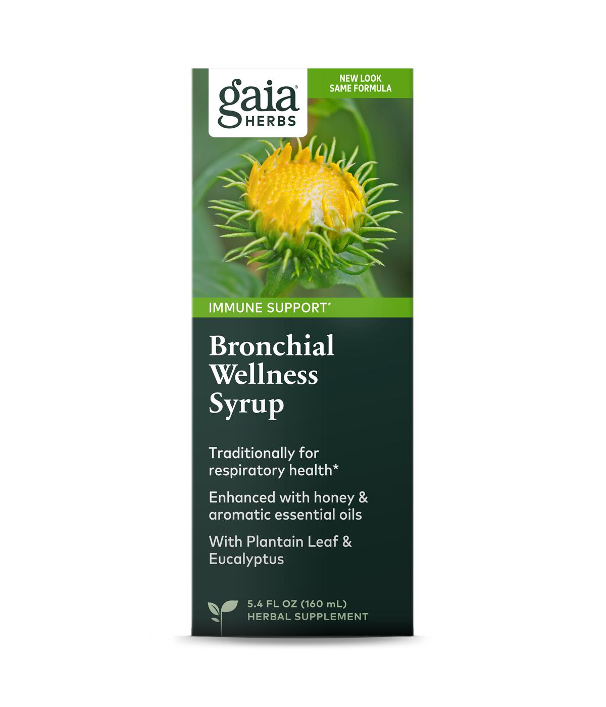 Gaia Herbs RapidRelief Bronchial Wellness Herbal Syrup; image 1 of 4