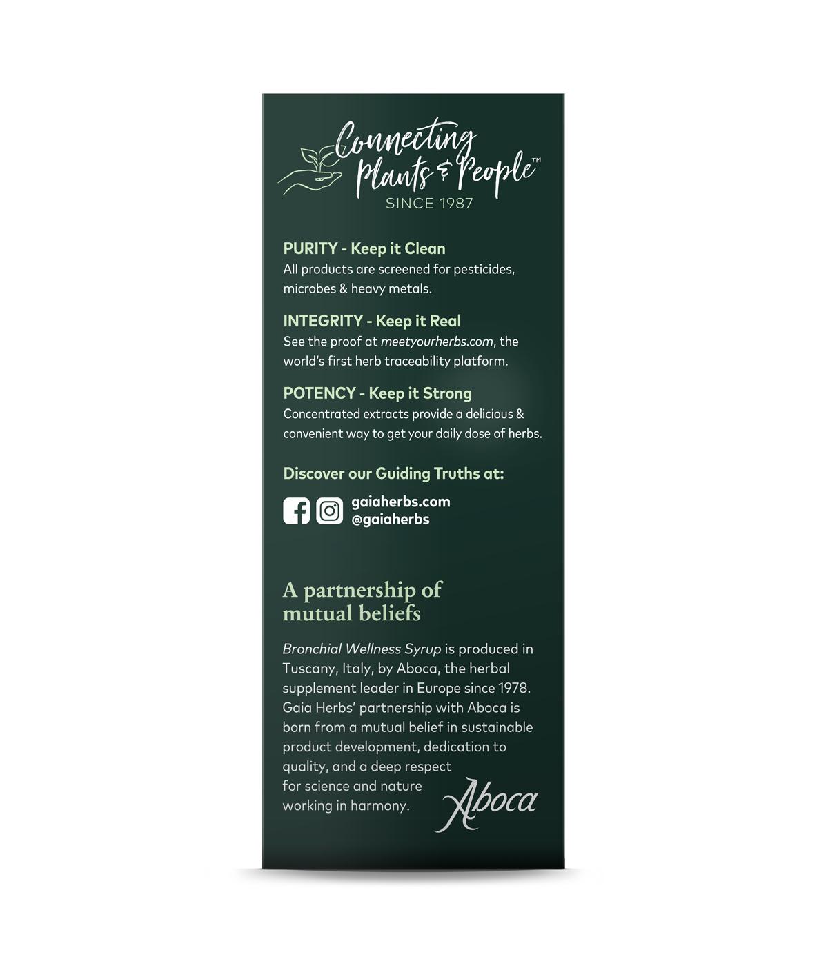 Gaia Herbs RapidRelief Bronchial Wellness Herbal Syrup; image 4 of 4