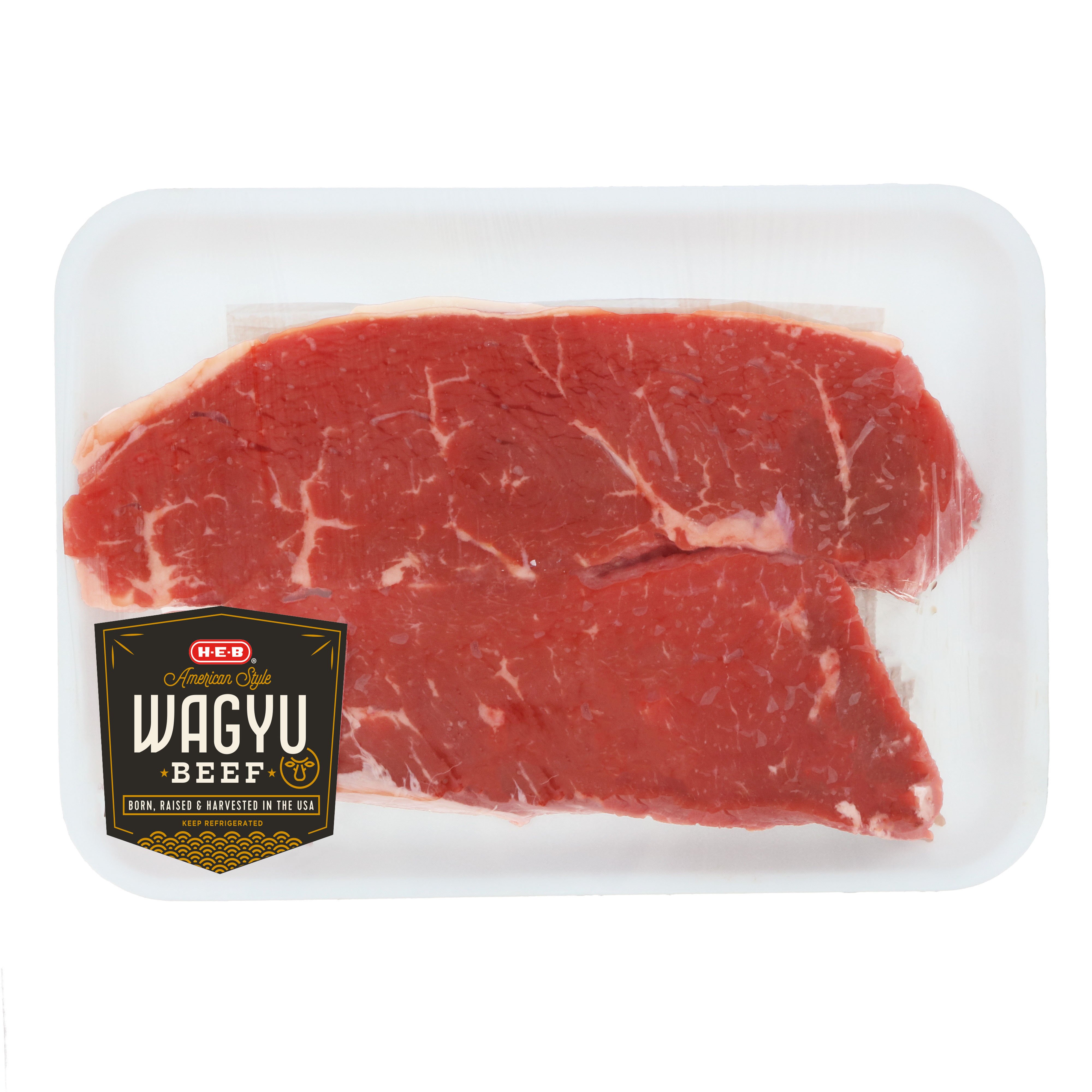 H-E-B American Style Wagyu Beef Petite Sirloin Steak, Boneless - Shop ...