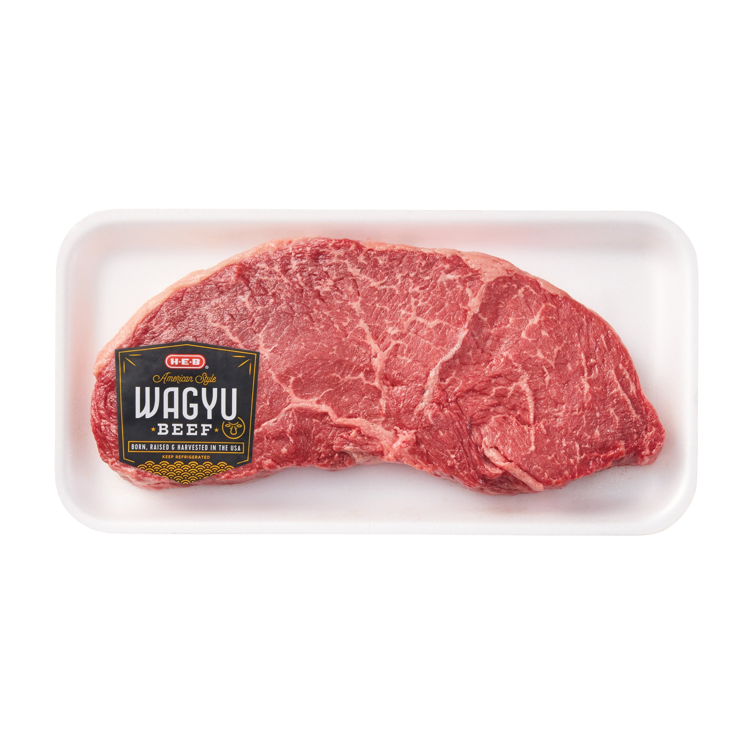 HEB Wagyu Beef Top Sirloin Steak Boneless Shop Beef at HEB