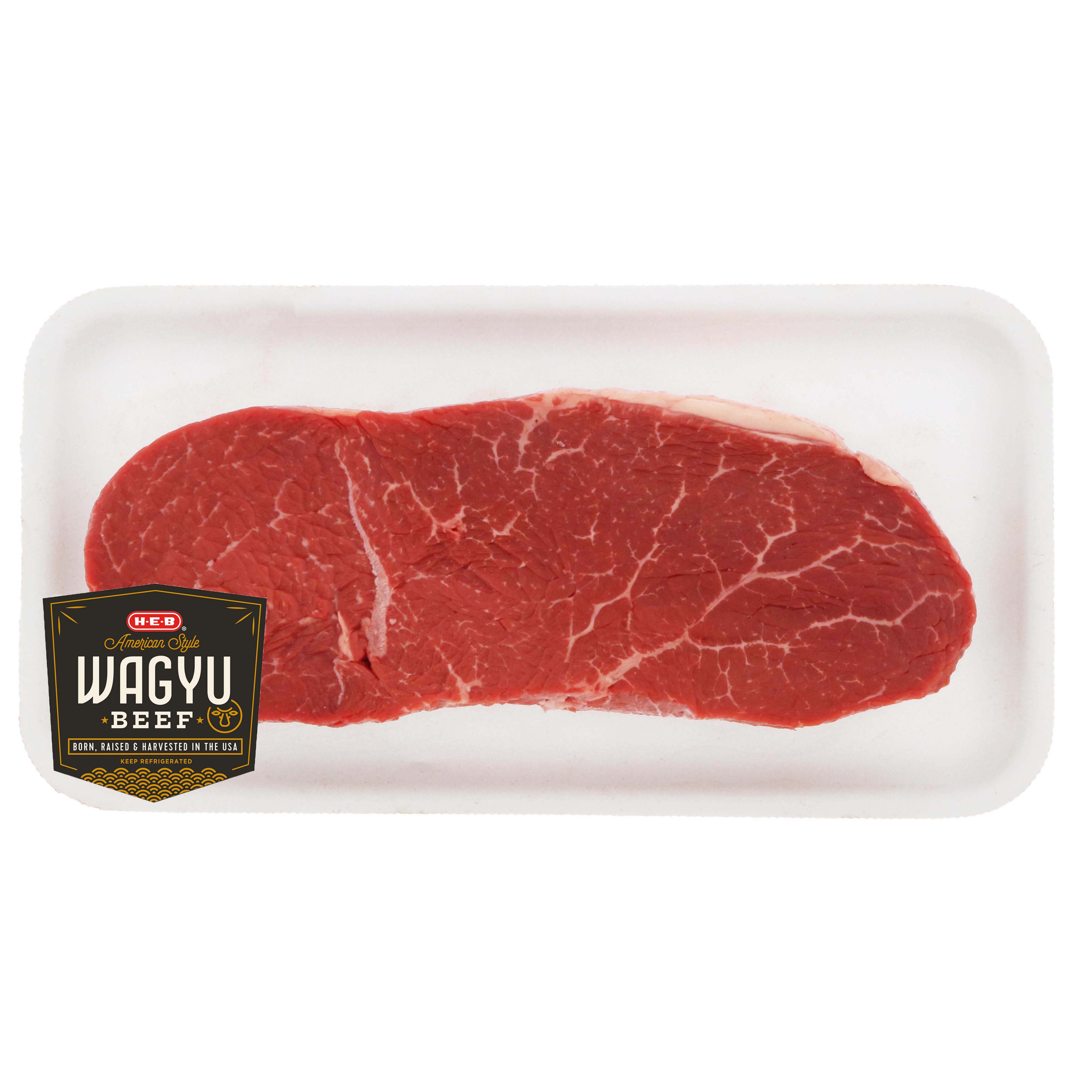 HEB American Style Wagyu Beef Boneless Center Cut Top Sirloin Steak