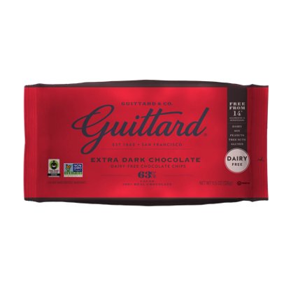Guittard 46% Cacoa Semisweet Dairy Free Chocolate Baking Chips, 12