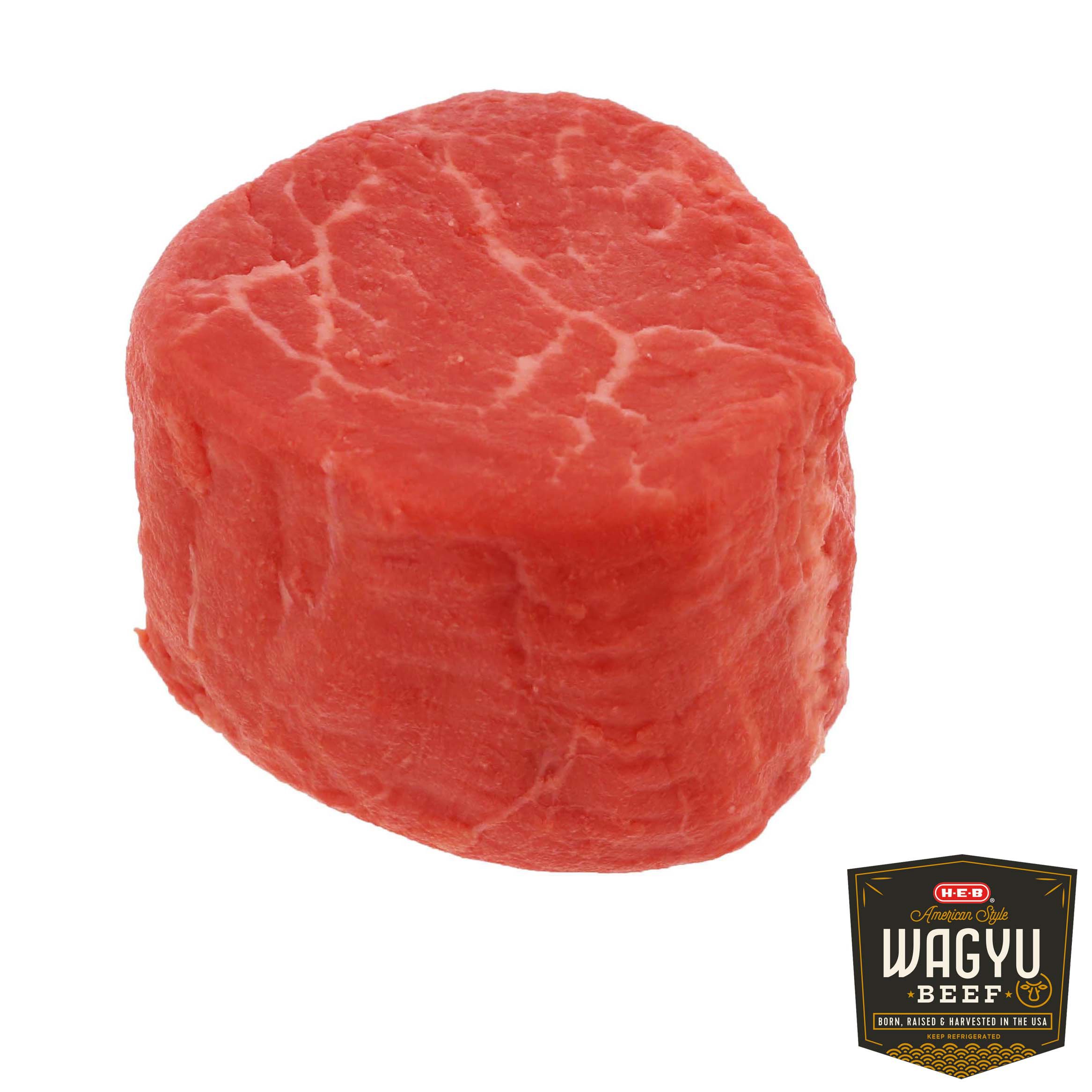 HEB Wagyu Beef Tenderloin Steak Boneless Extra Thick Steak Shop