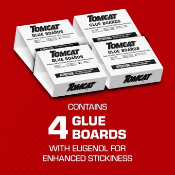 Tomcat Glue Boards with Eugenol, 4 ct