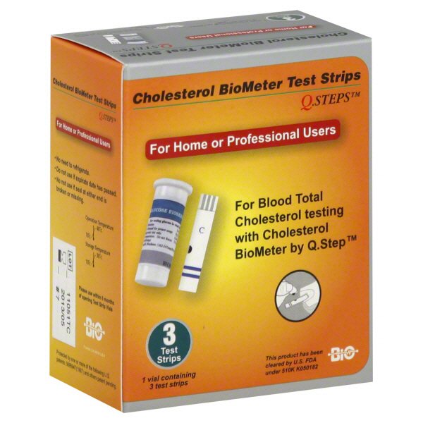 Q.Steps Cholesterol Biometer Test Strips Shop Q.Steps Cholesterol