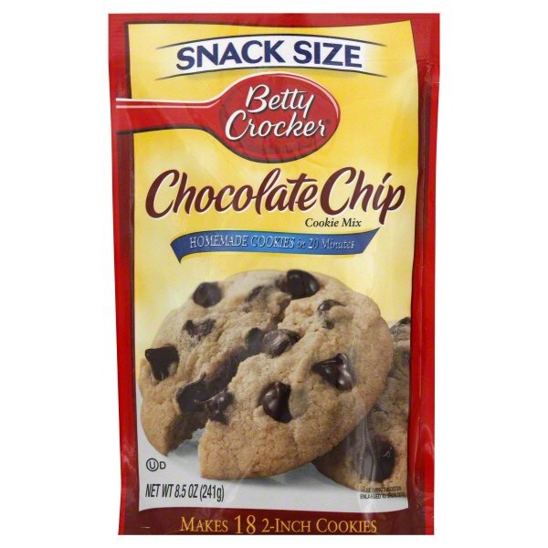 Betty Crocker Snack Size Chocolate Chip Cookie - Shop Baking Mixes at H-E-B