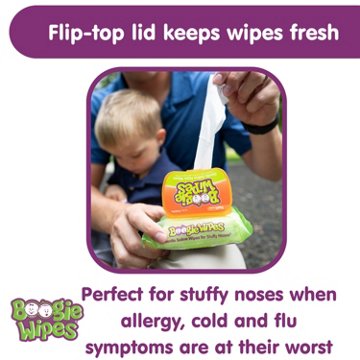Boogie Wipes Gentle Saline Wipes - Fresh Scent, 30 ct