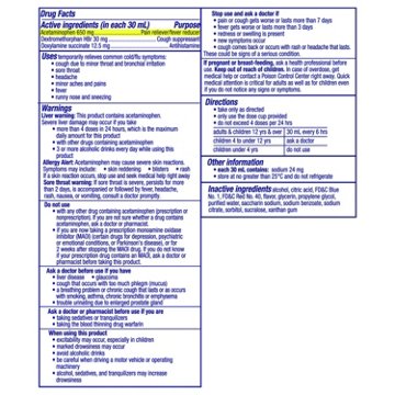 Vicks NyQuil Cold & Flu Relief Liquid Over-the-Counter Medicine, Powerful Multi-Symptom Nighttime Relief, Cherry Flavor, 12 oz