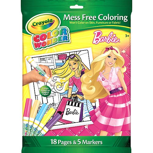 Crayola Color Wonder Barbie Color Book & Markers - Shop Toys at H-E-B