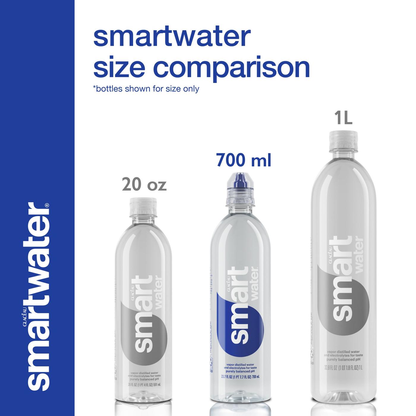 Glaceau Smartwater Vapor Distilled Electrolyte Water; image 4 of 4