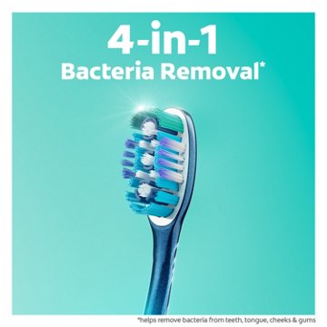 Colgate 360° Toothbrush with Tongue and Cheek Cleaner, Medium