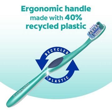 Colgate 360° Toothbrush with Tongue and Cheek Cleaner, Medium