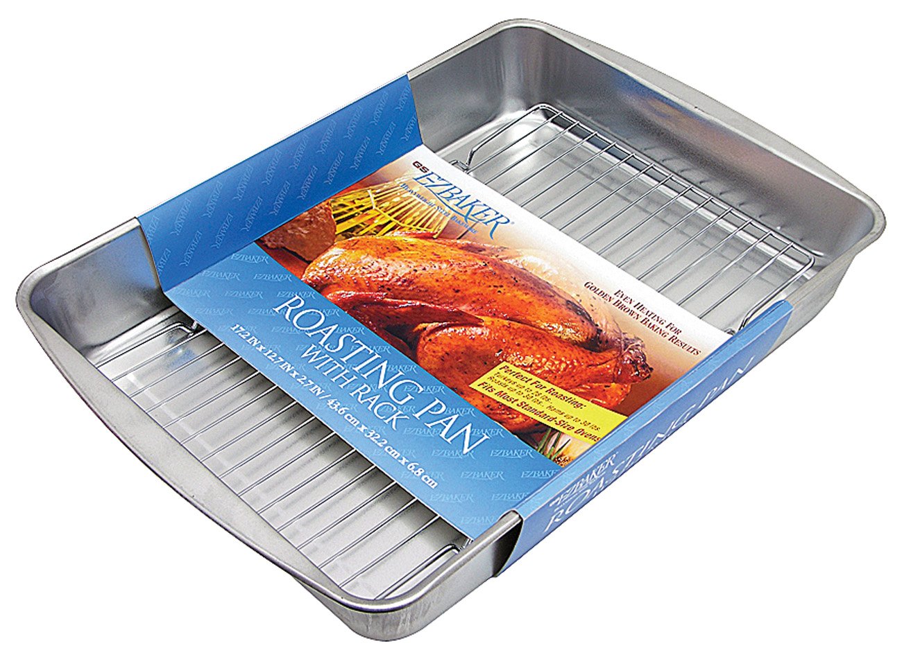 EZ Baker Roasting Pan with Rack Shop Pans & dishes at HEB