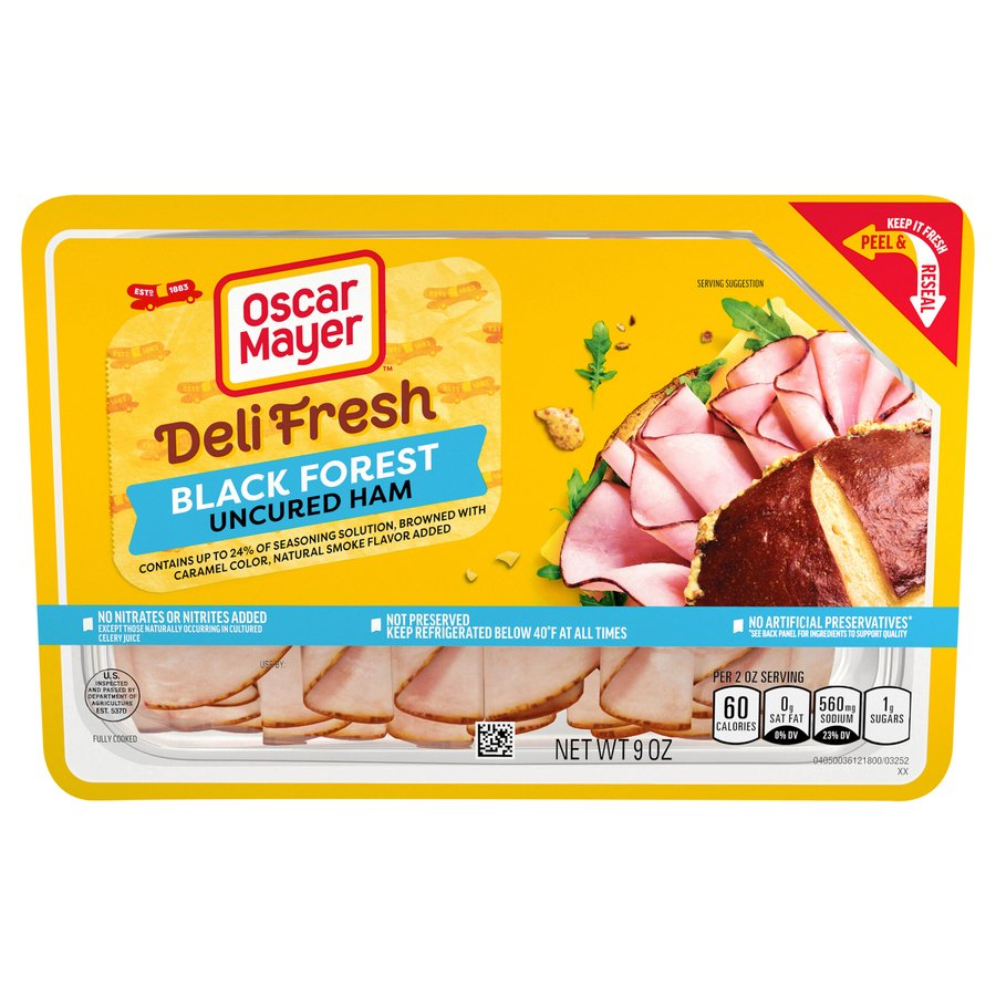 Oscar Mayer Deli Fresh Black Forest Shaved Ham Shop Meat at HEB
